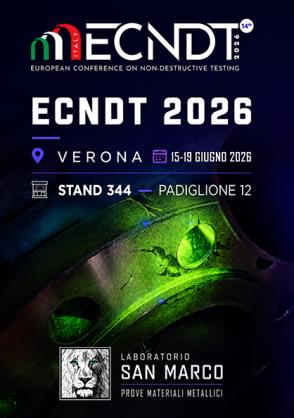 ECNDT 2026: Conferenza europea sui controlli non distruttivi