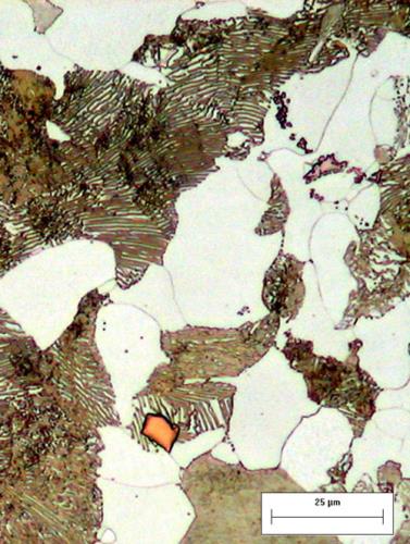 microstruttura di una lega metallica